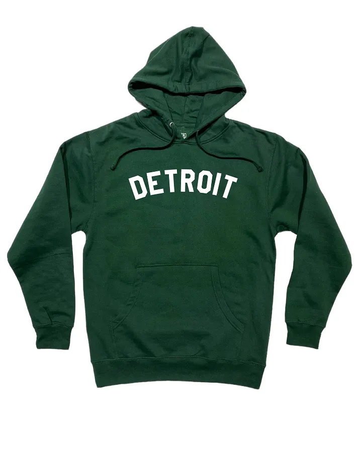 Detroit Hoodie / Forest Green