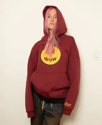 Drew House Mascot Hoodie (FW22) Burgundy