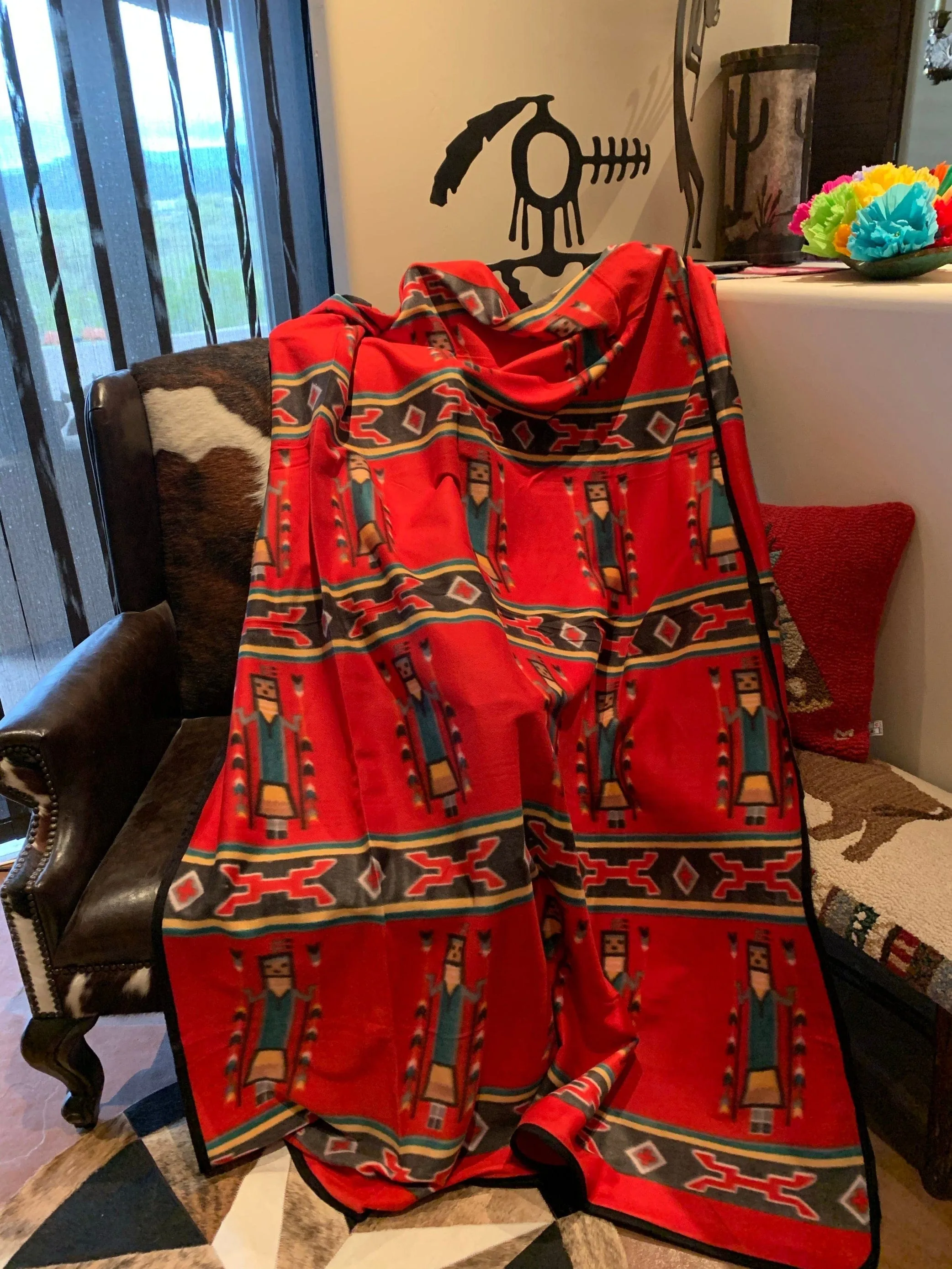 El Diablo fleece blanket