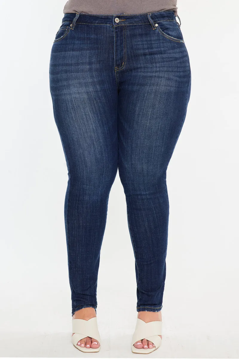 Elizabeth High Rise Super Skinny Jeans (Plus Size)