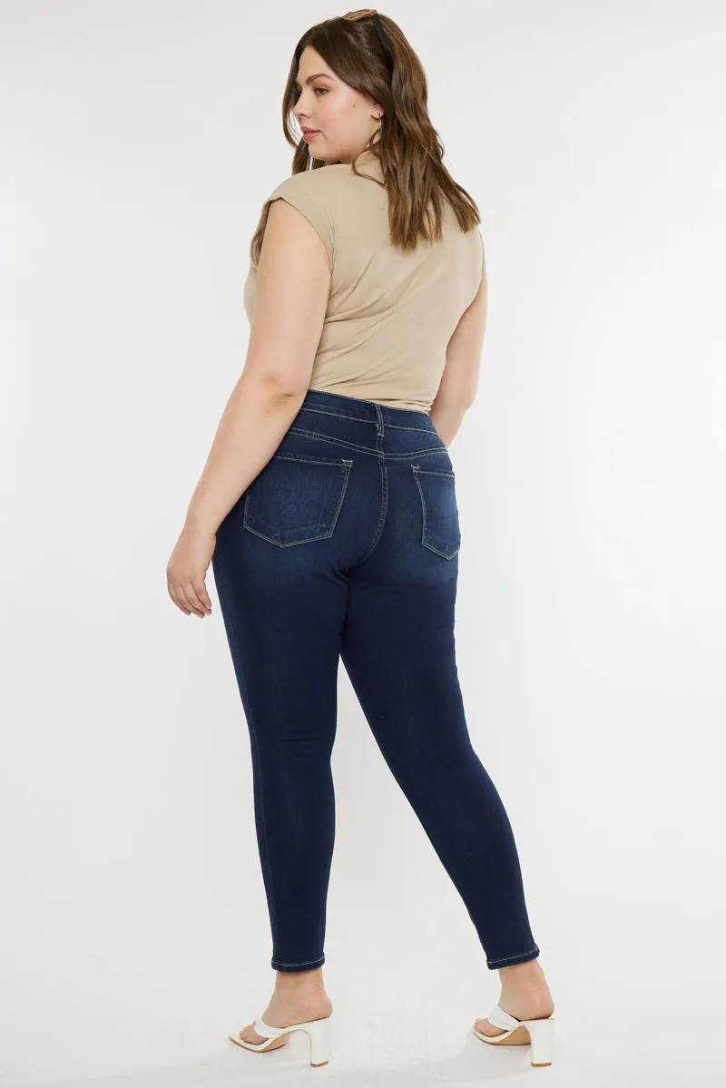 Elizabeth High Rise Super Skinny Jeans (Plus Size)