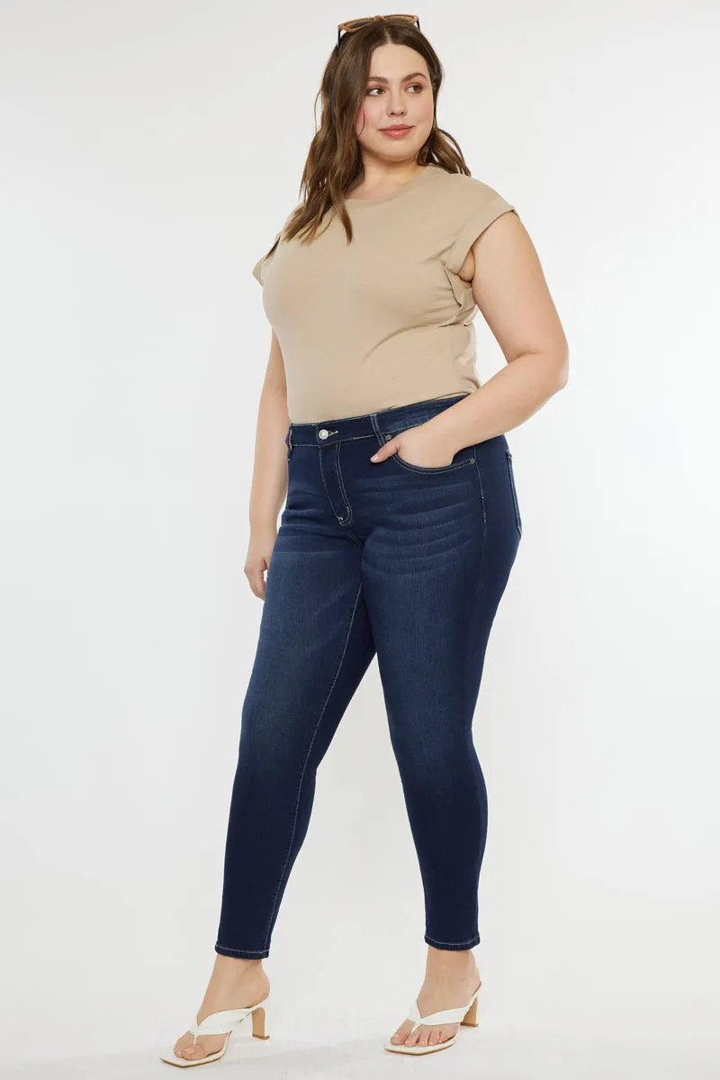 Elizabeth High Rise Super Skinny Jeans (Plus Size)