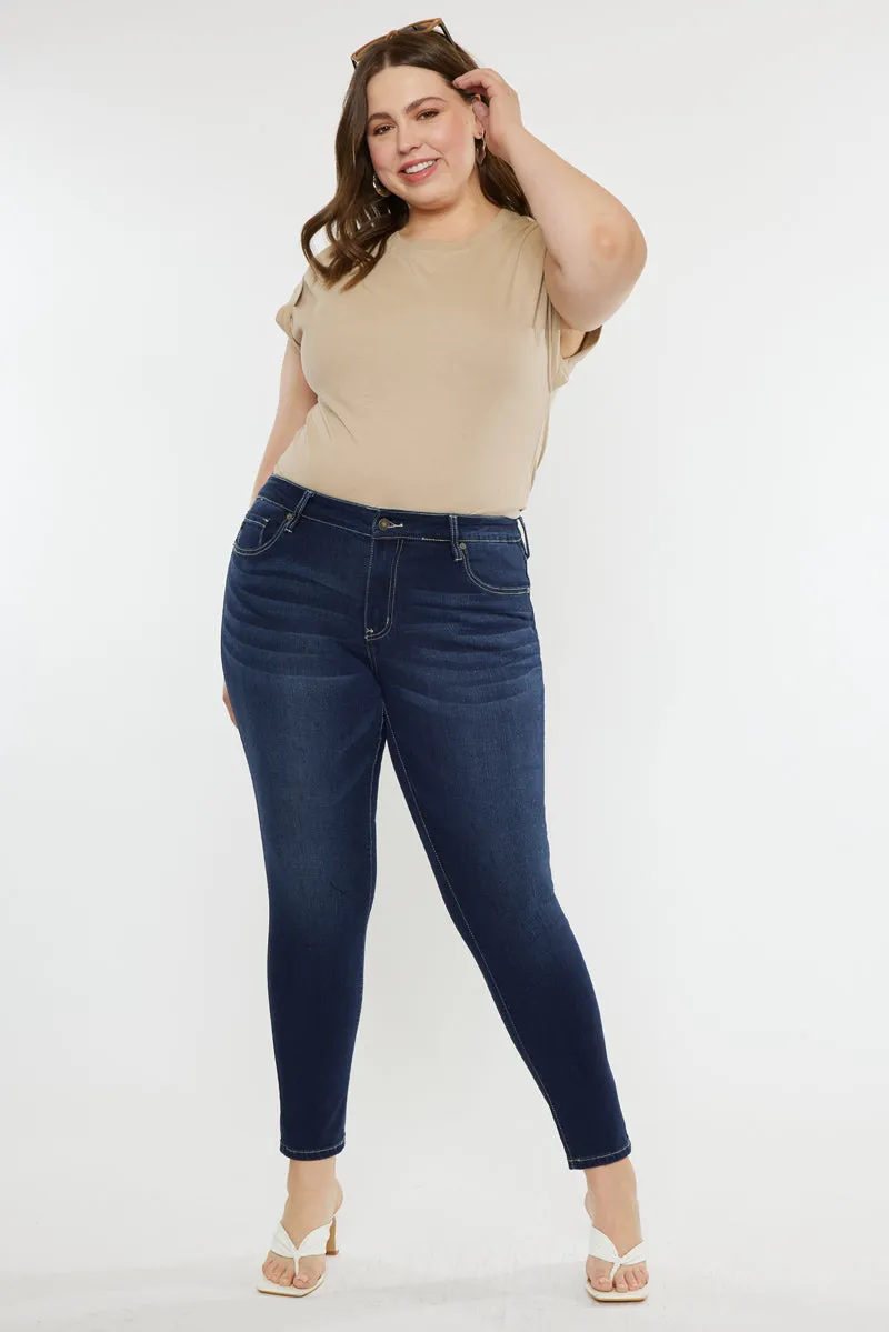 Elizabeth High Rise Super Skinny Jeans (Plus Size)