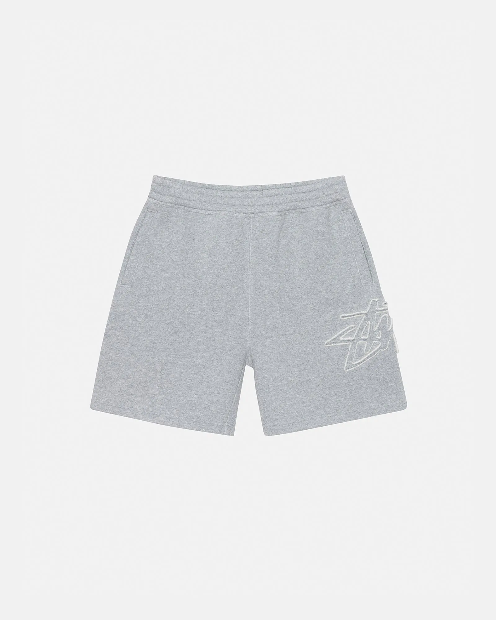 FLEECE SHORT TONAL APPLIQUE