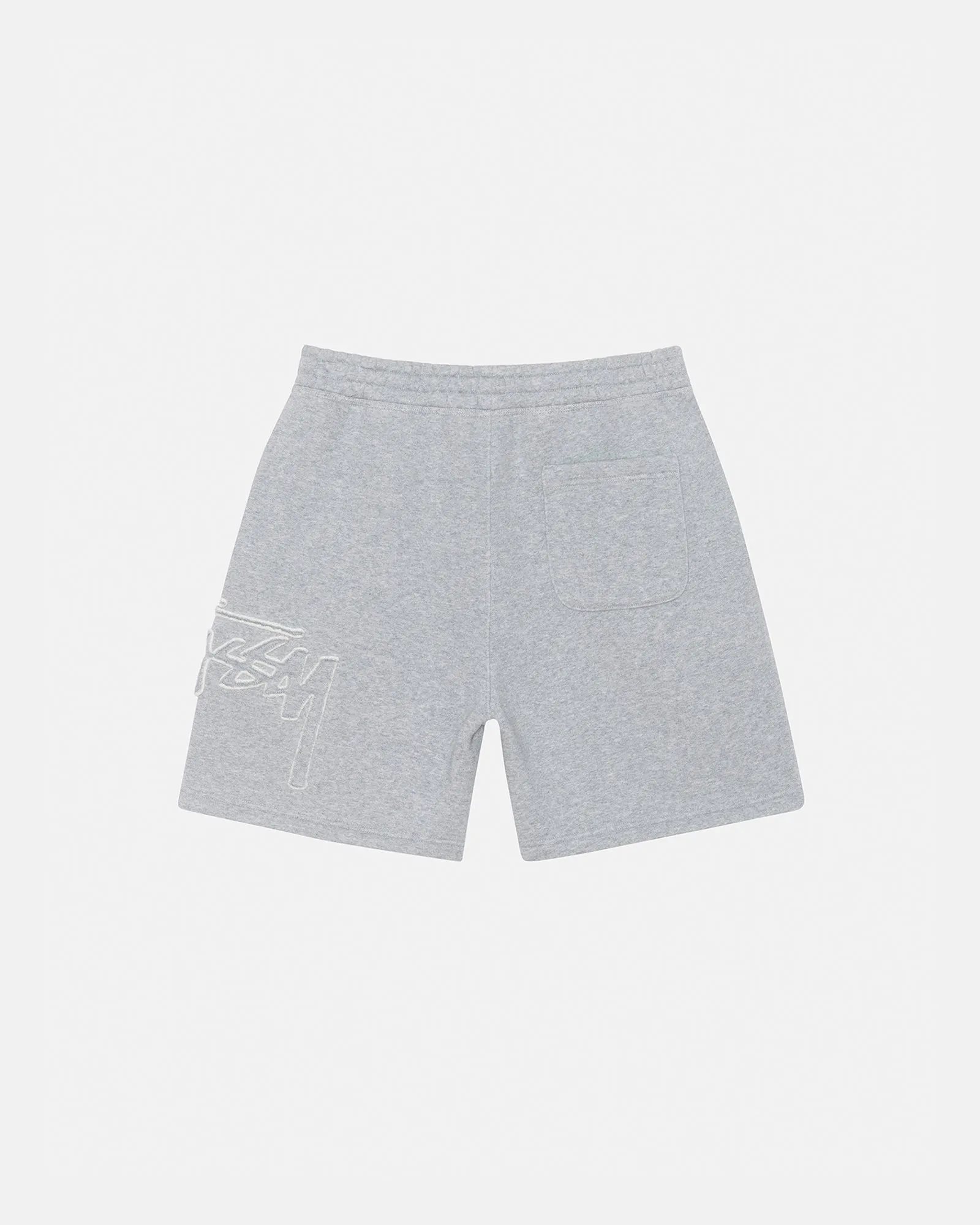 FLEECE SHORT TONAL APPLIQUE