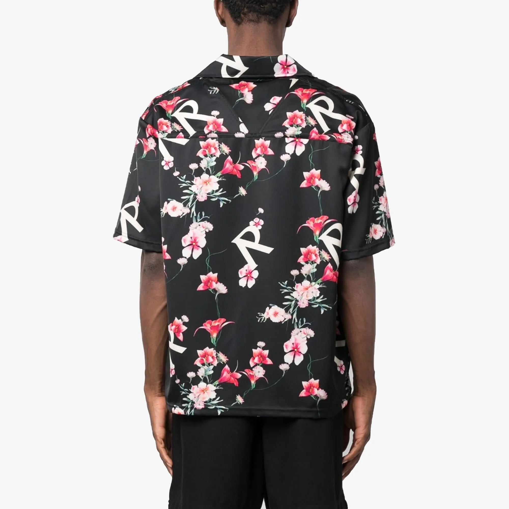 FLORAL SHIRT 'BLACK'