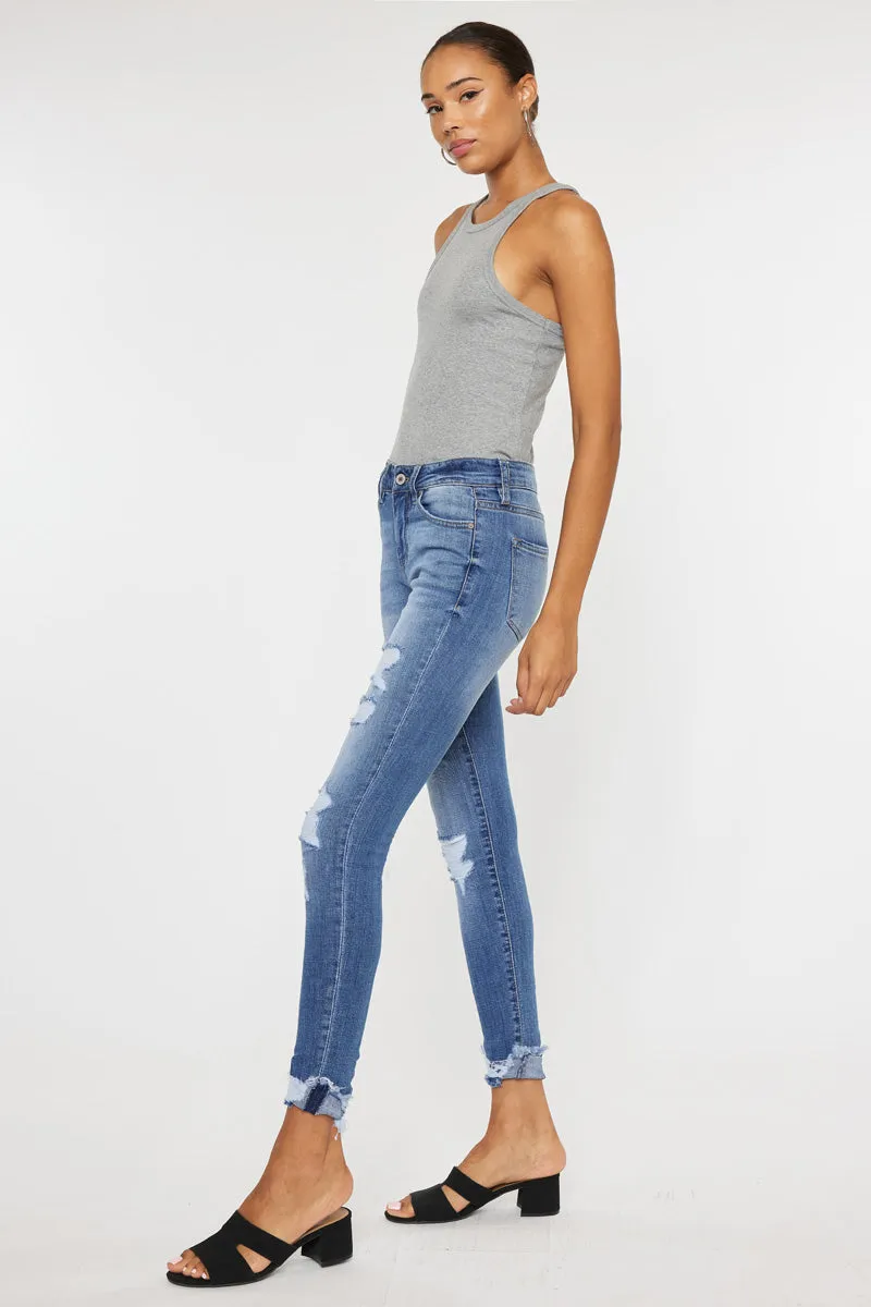 Florence Mid Rise Super Skinny Jeans