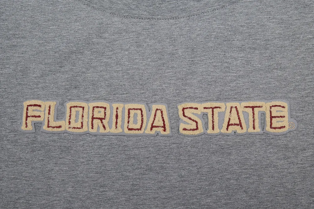 Florida State University NEUTRAL WOMEN'S SJ BOXY TEE (DARK HEATHER GRAY)