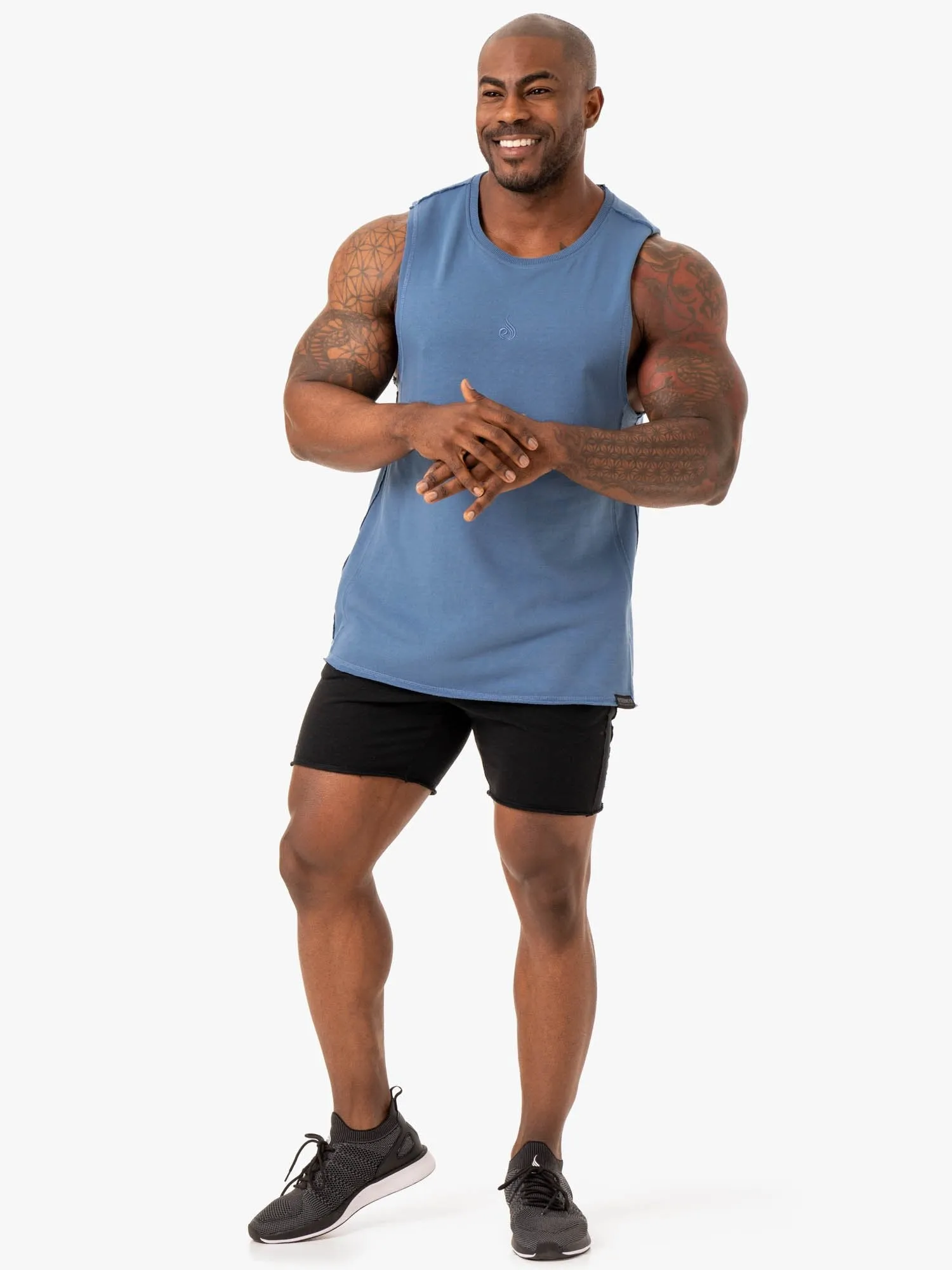 Force Fleece Tank - Blue