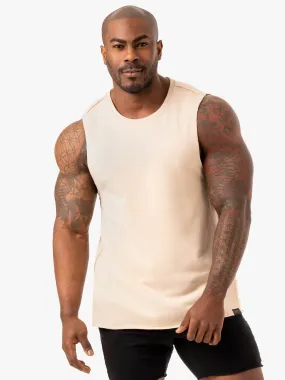 Force Fleece Tank - Sand