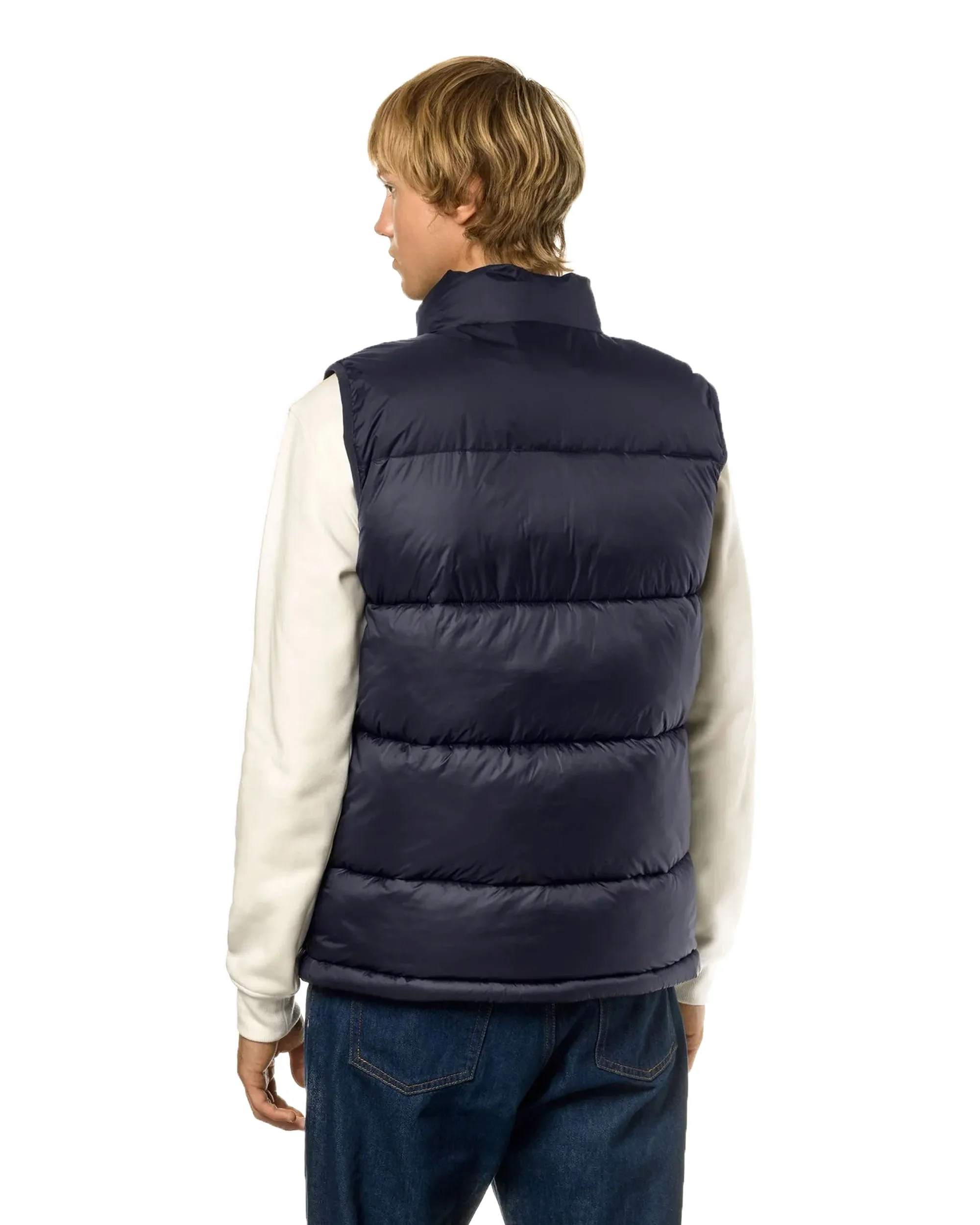 Giacca Gilet Uomo K-Way Le Vrai 3.0 Rouland Heavy Warm Blu