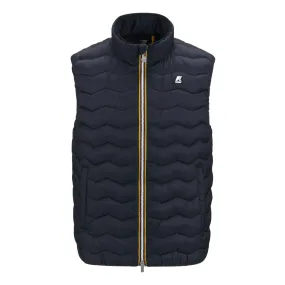 Gilet Uomo K-Way Valen Quilted Warm Blu