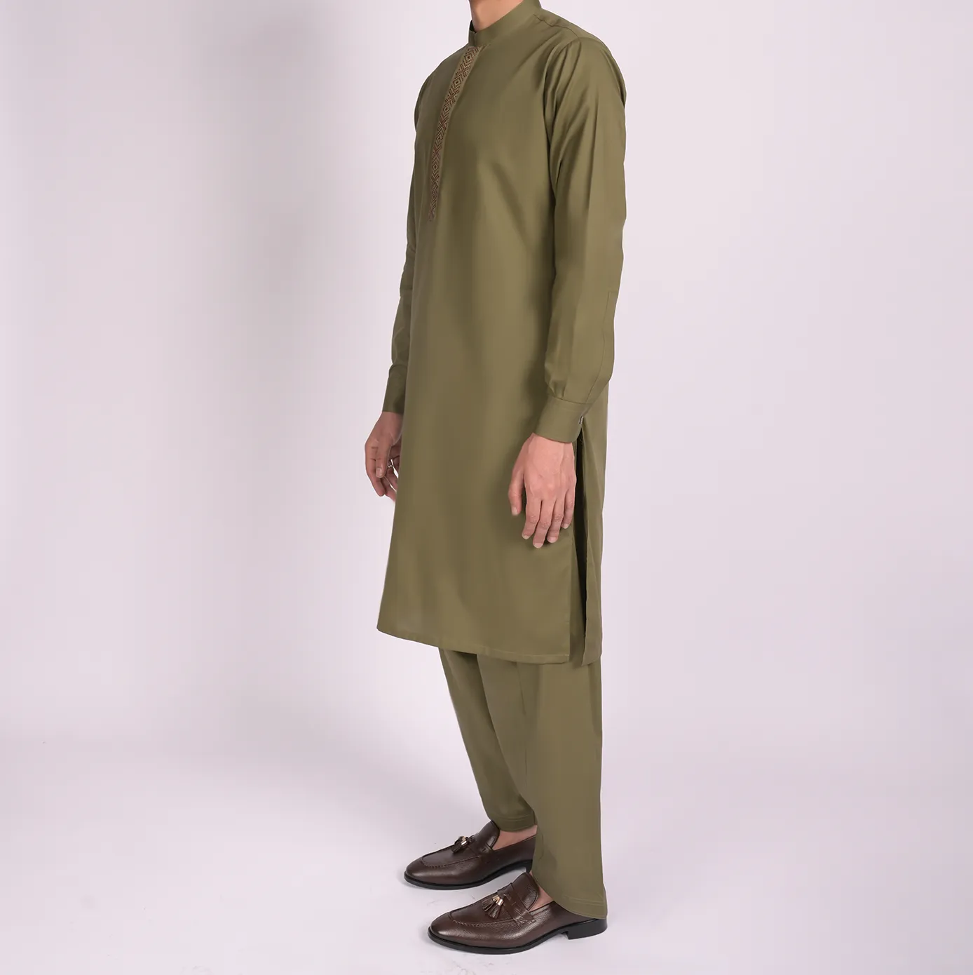 Green Shalwar Qameez