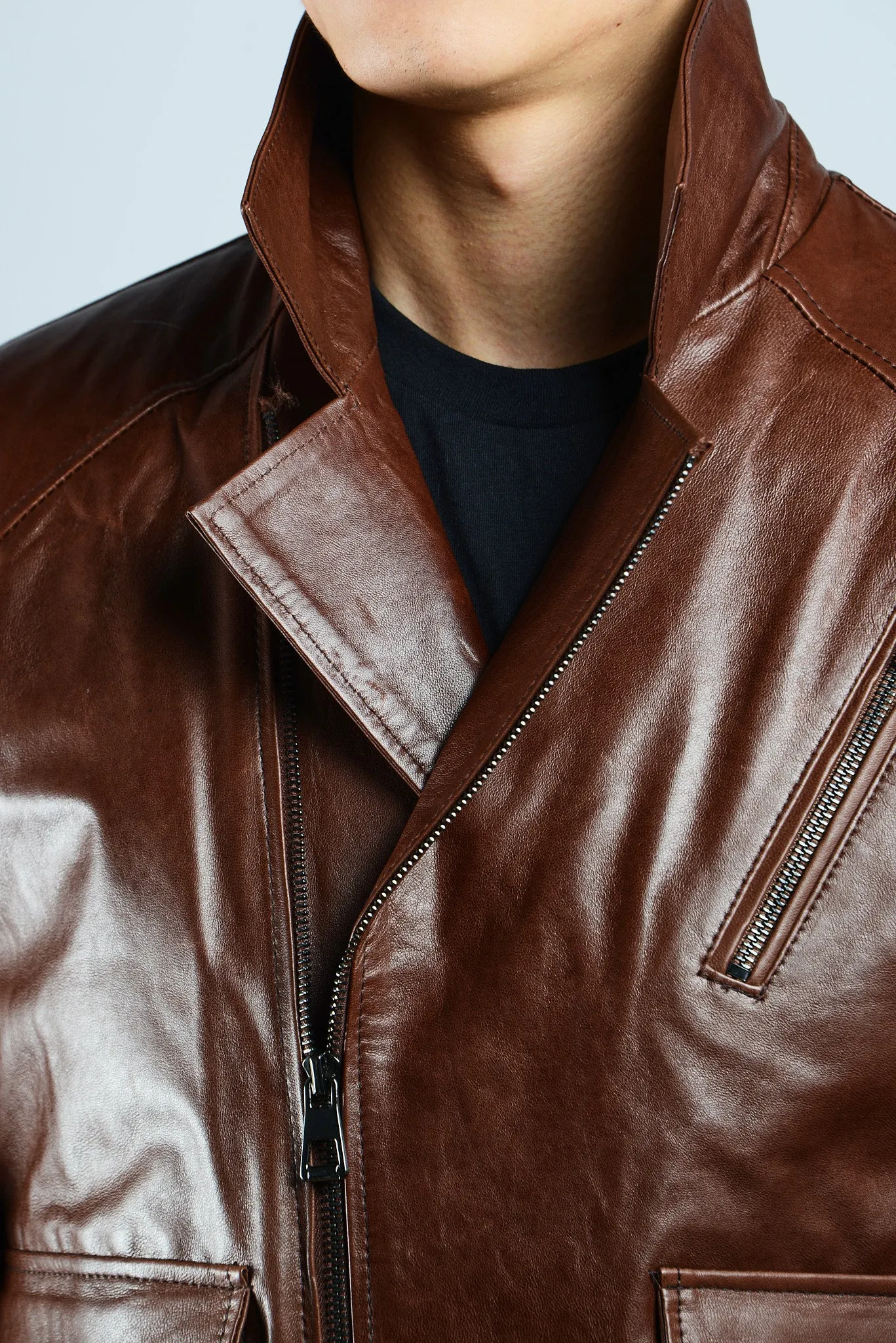 Holloway Biker Leather Jacket