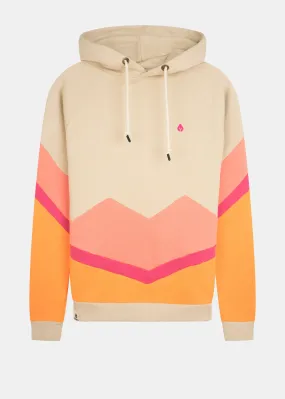 Hoodie BEEVERN SmokeGrey/ShellPink