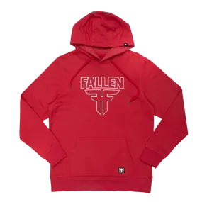 INSIGNIA HOODIE RED/WHITE