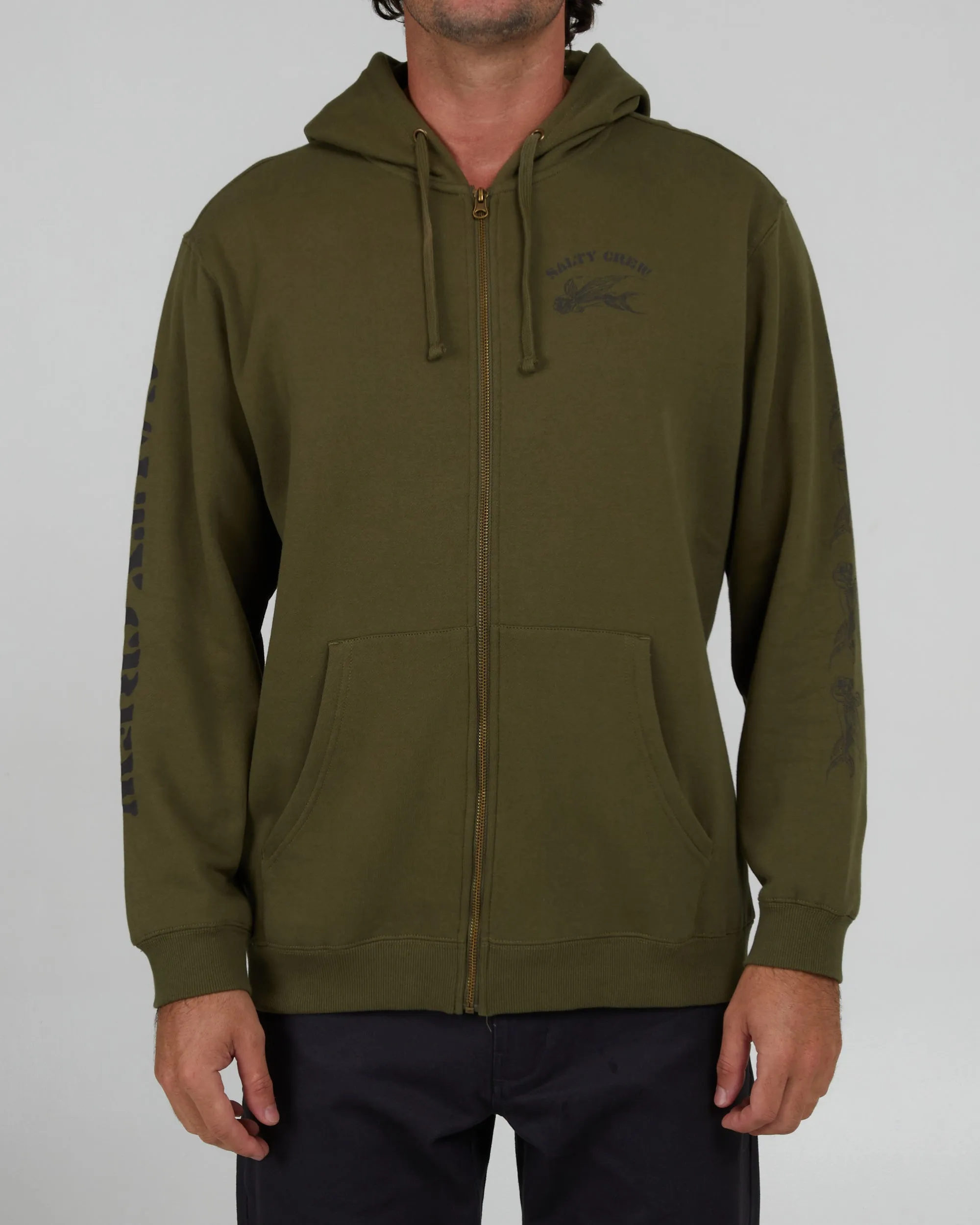 Kamikaze Army Zip Fleece