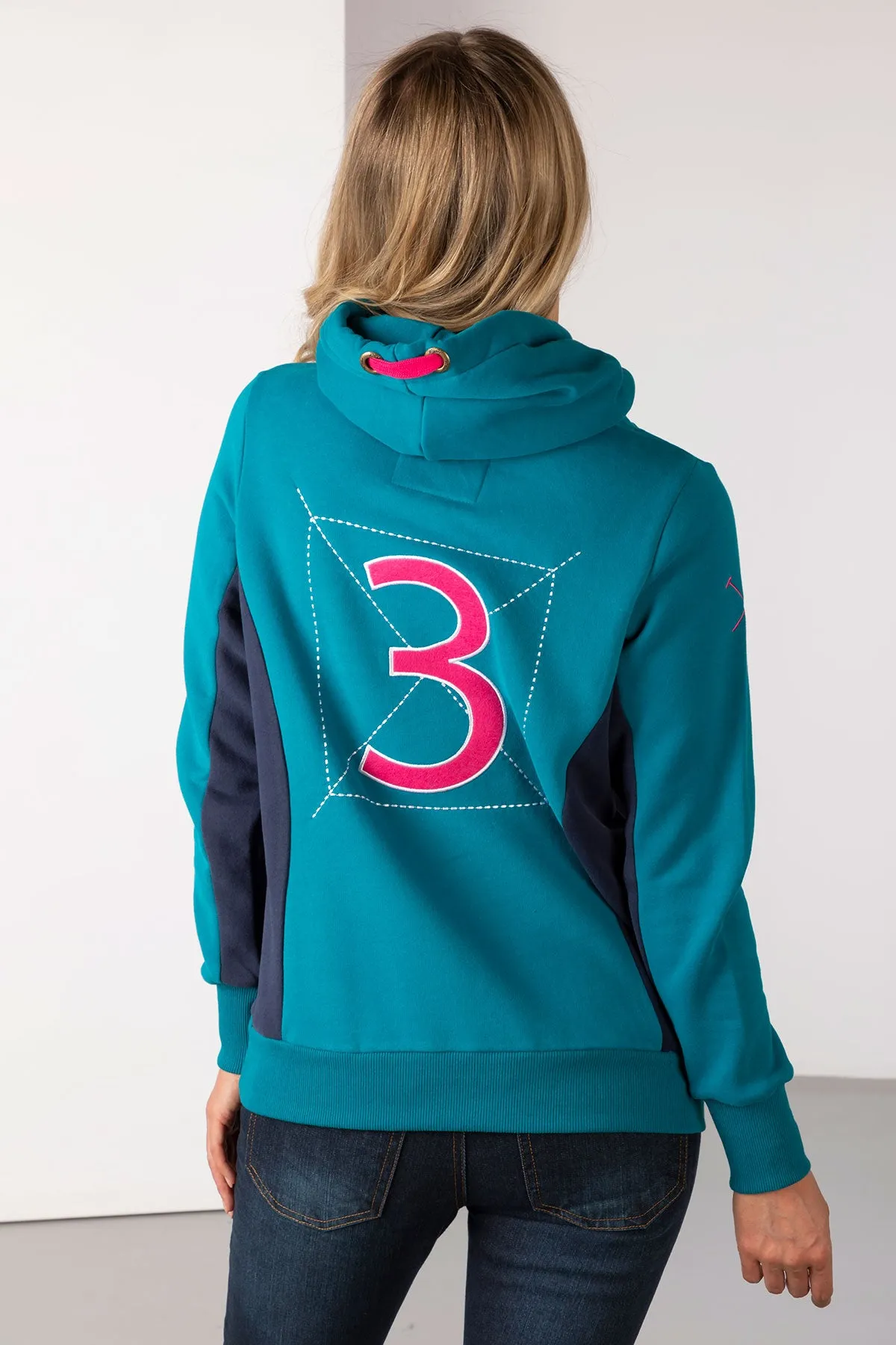 Ladies Cross Neck Hoody - Muston