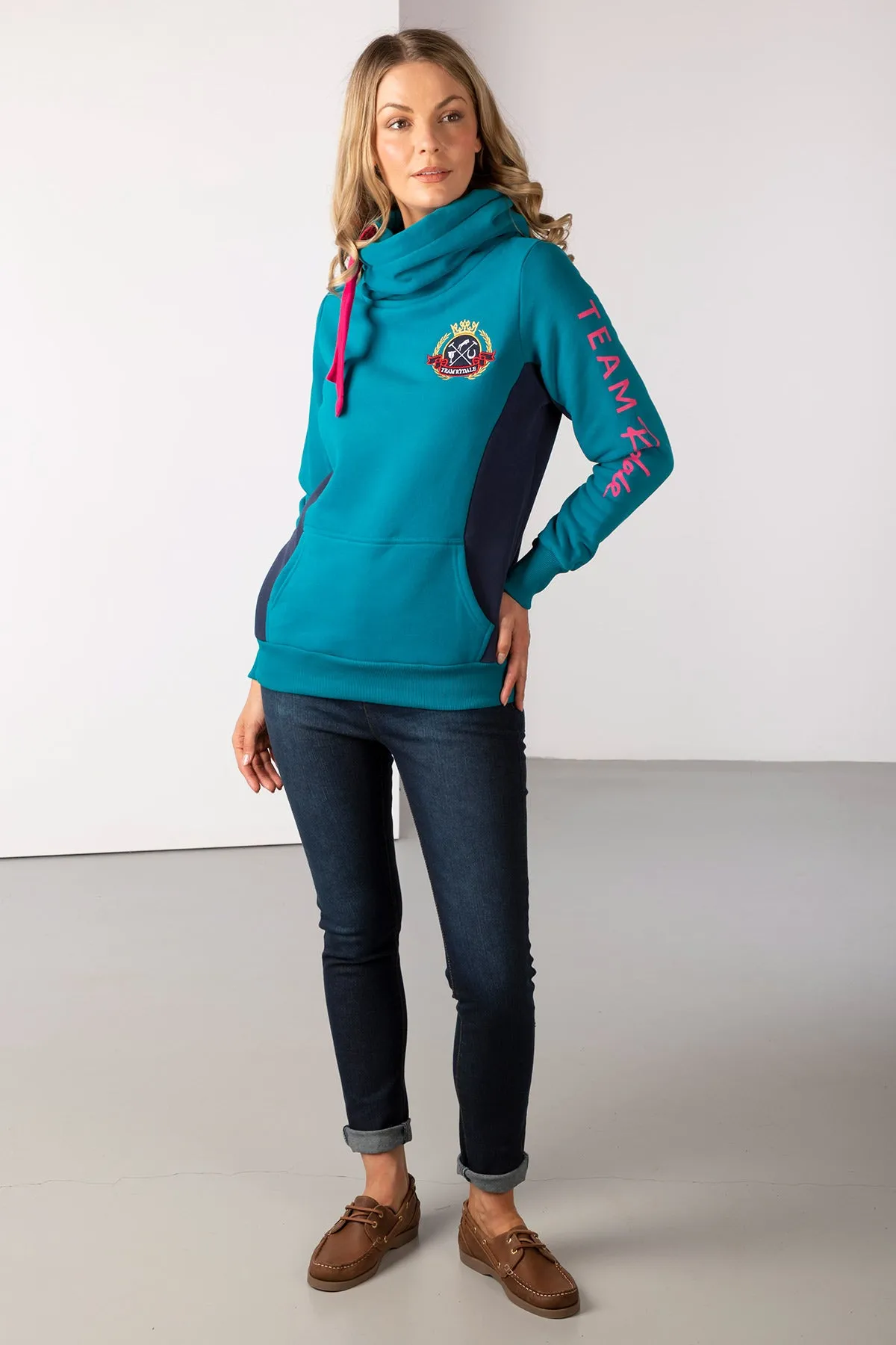 Ladies Cross Neck Hoody - Muston