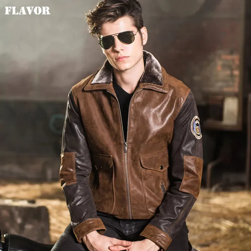 Men's Air Force Flight Jackets - Genuine Leather Coat