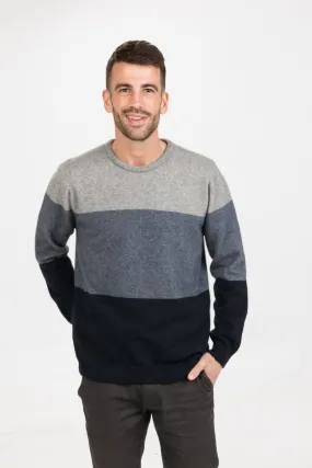 Mens Colourblock Sweater