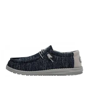 Mocassini Uomo Hey Dude Wally Sox Blu Jeans