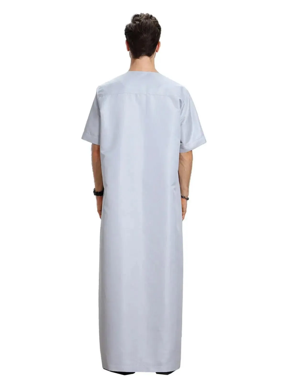 MT003 Stay Cool and Comfortable in Our thobe 3/4 Sleeve Robe