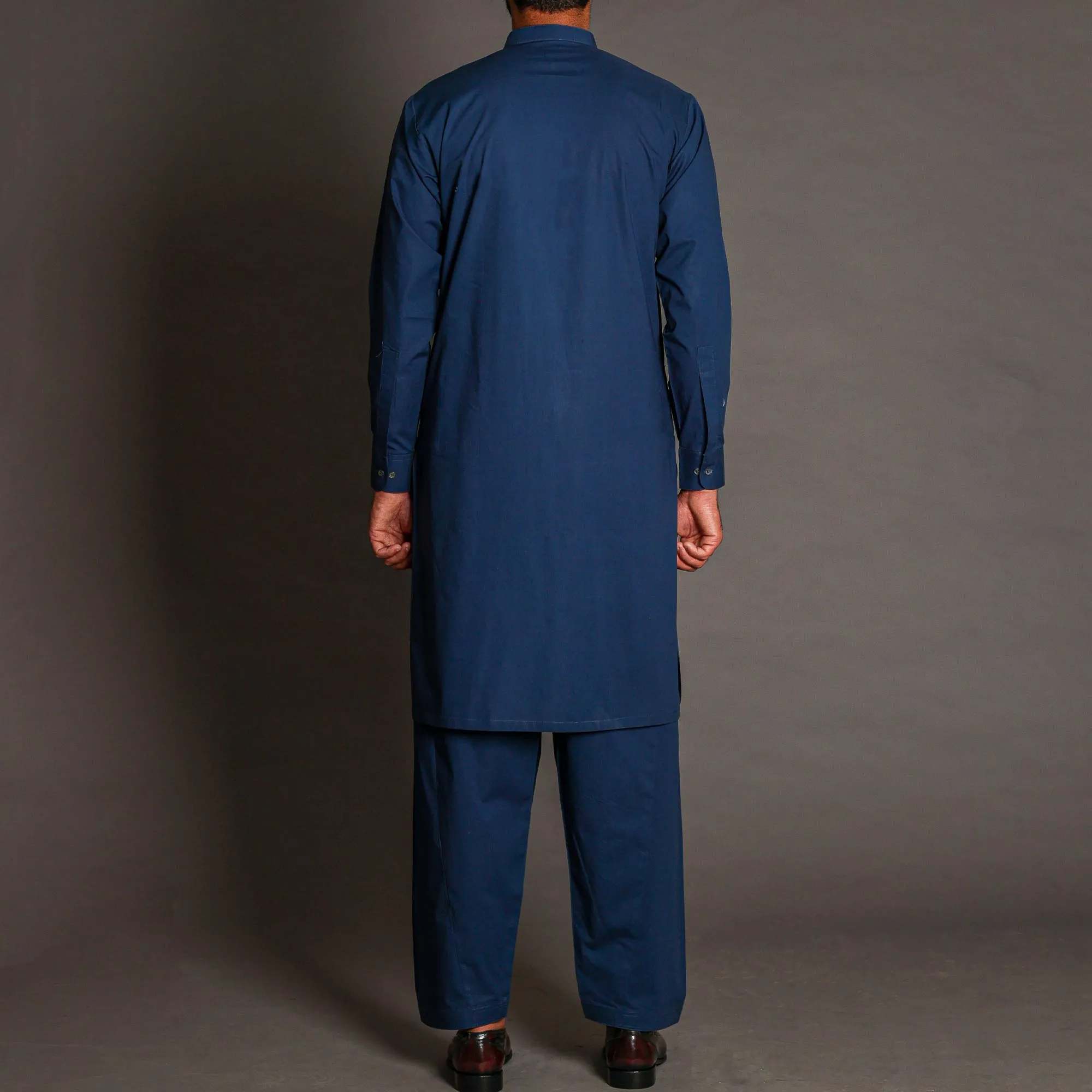 Navy Blue Shalwar Qameez