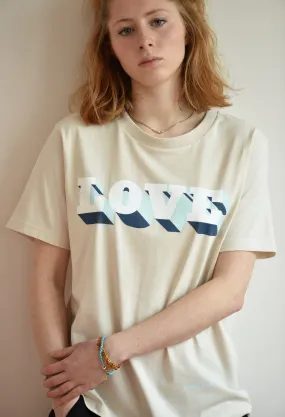 NEW LOVE WARM WHITE T-SHIRT