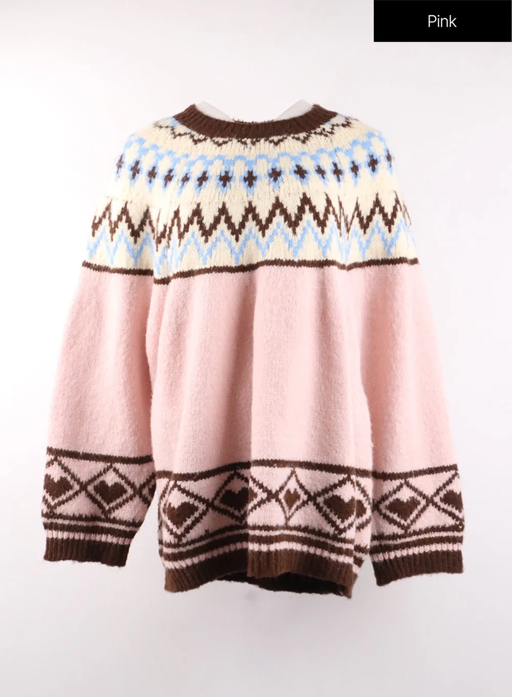 Oversized Knit Sweater OF405