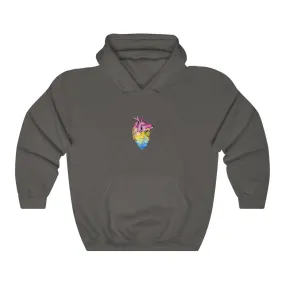 Pansexual Rainbow Proud at Heart Hoodie