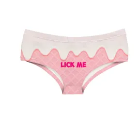 Pink Creamy comfortable women's nylon panties