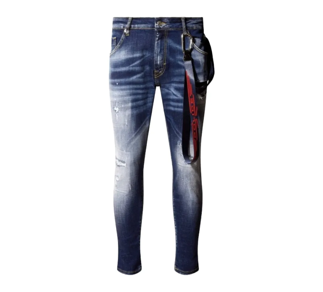 Police Deniro Wash 784 Slim Fit Jeans