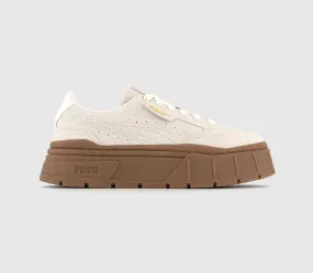 Puma Mayze Stack Warm White Trainers