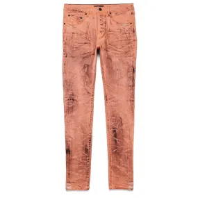 Purple Brand Fluorescent Orange X-Ray Jeans