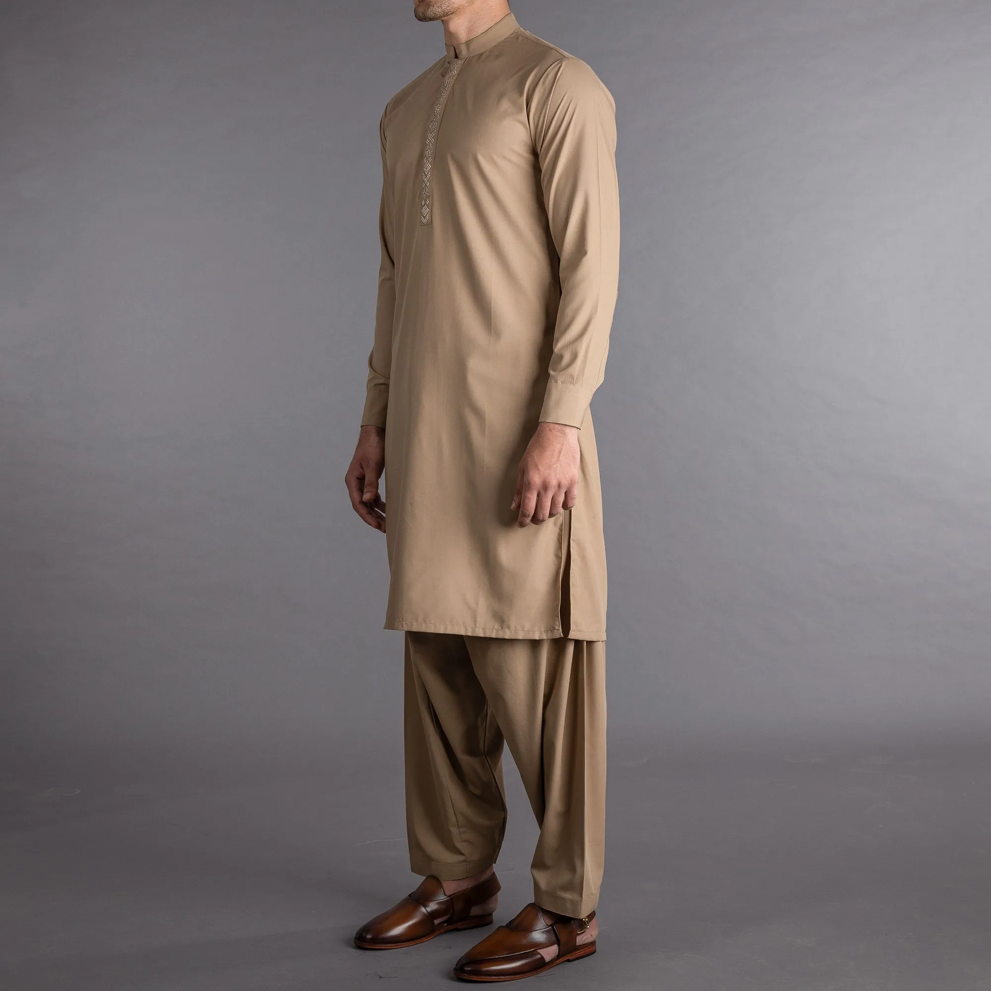 Riwaaj - Camel Shalwar Qameez