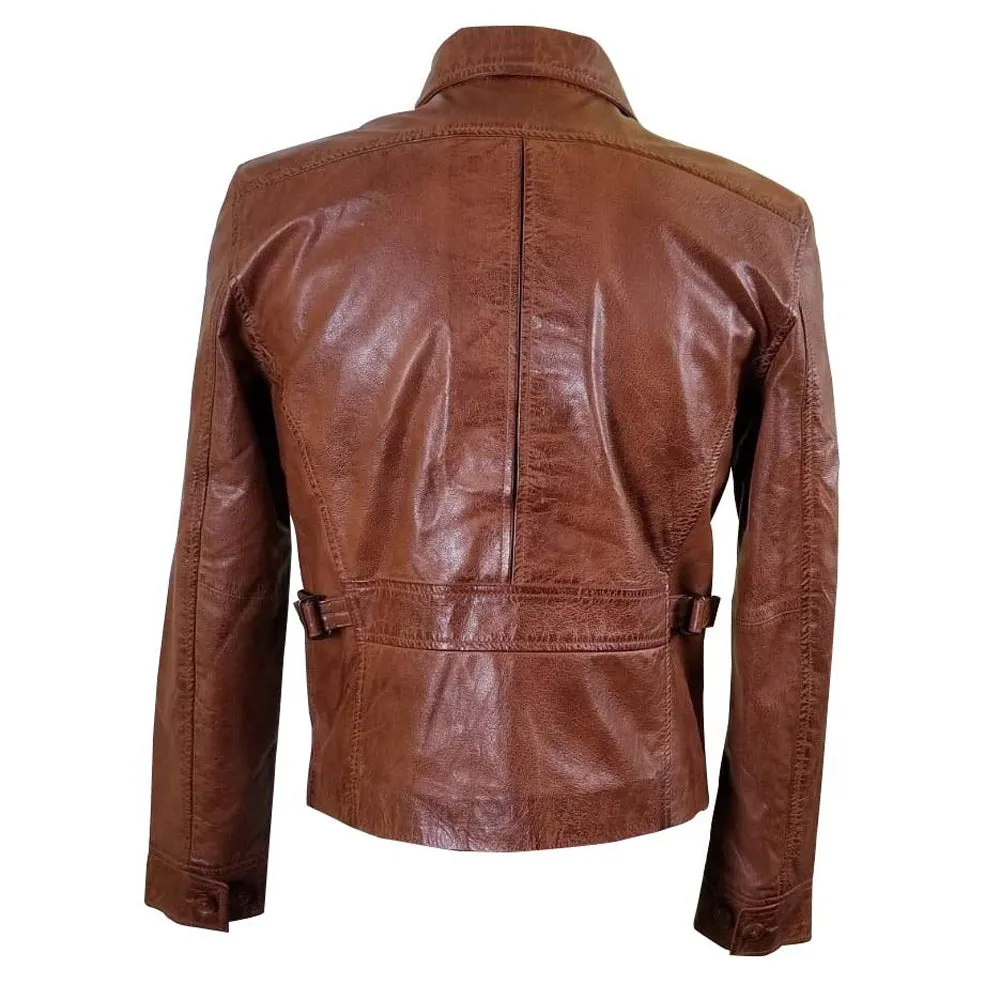 Ryan Shield's Washed Leather Jacket