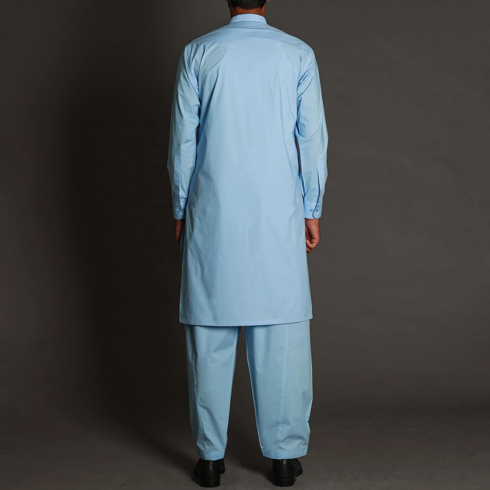 Sky Blue Shalwar Qameez