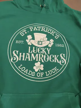 ST. PATRICK'S LUCKY SHAMROCK - HOODIE - DTG