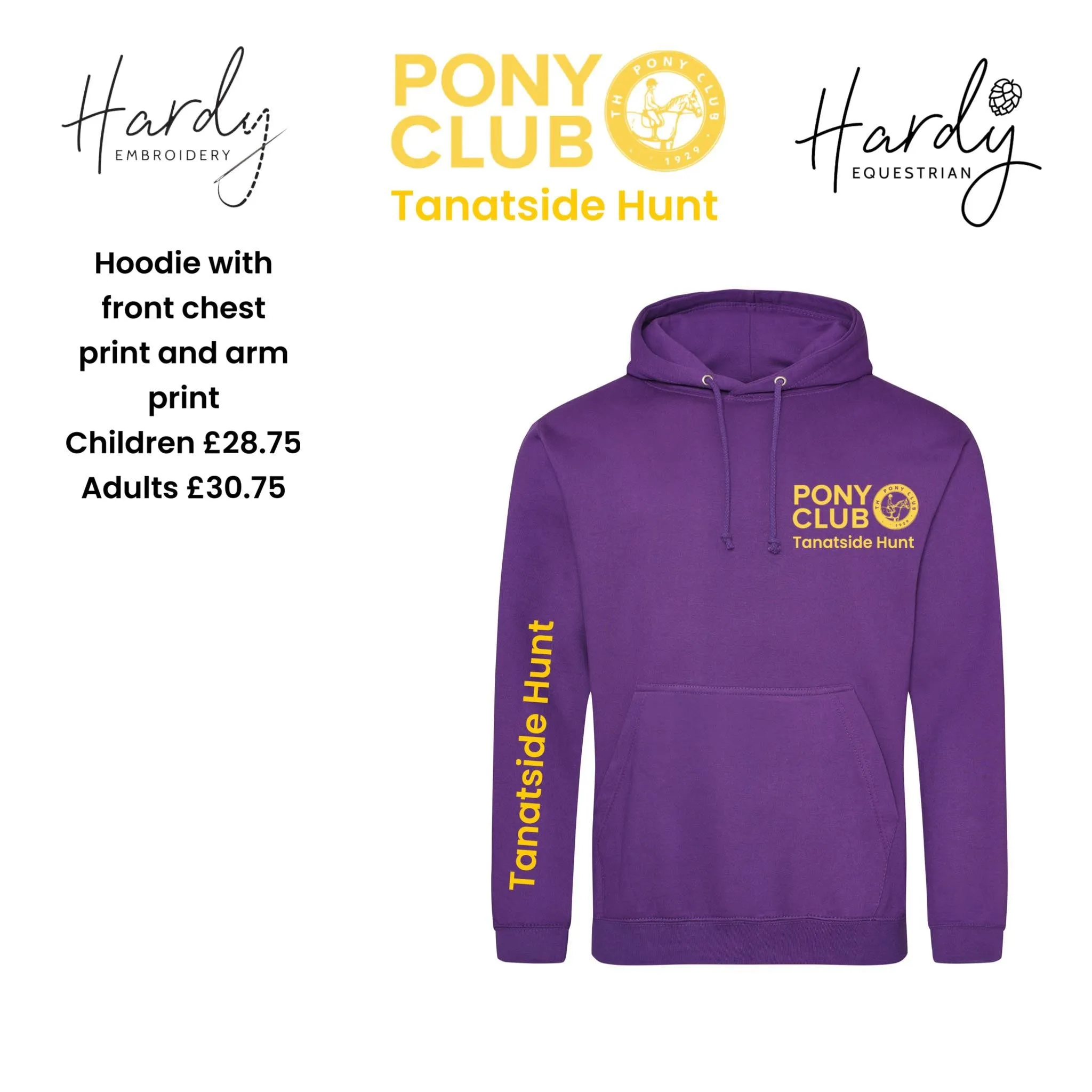 Tanatside Hunt Pony Club Hoodie