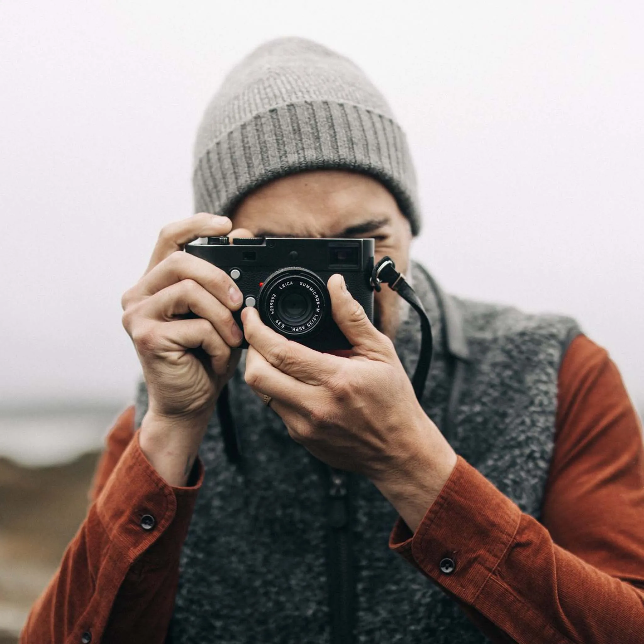 The Headland Beanie in Warm Grey