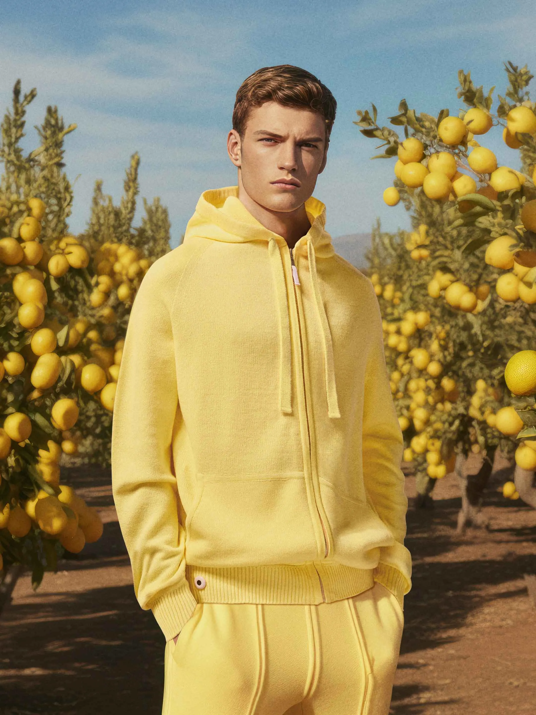 The Zip Hoodie - Lemon Yellow