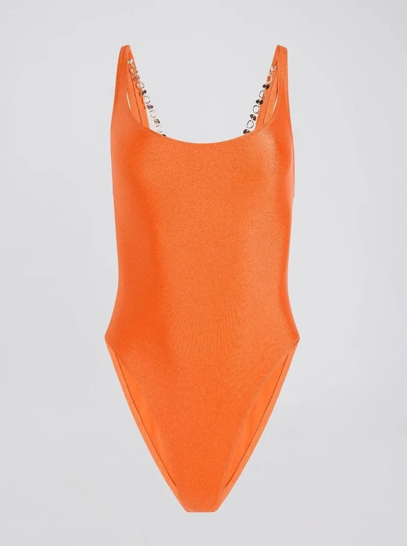 The Zoya One Piece in Warm Orange