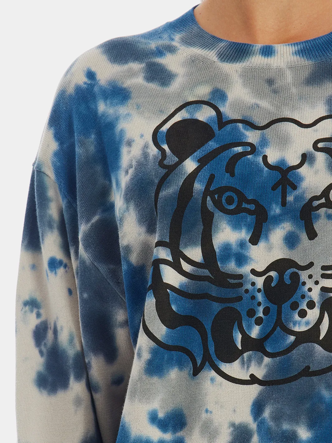 Tie Dye Tiger Sweater