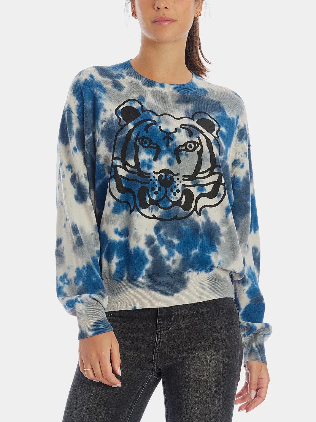 Tie Dye Tiger Sweater