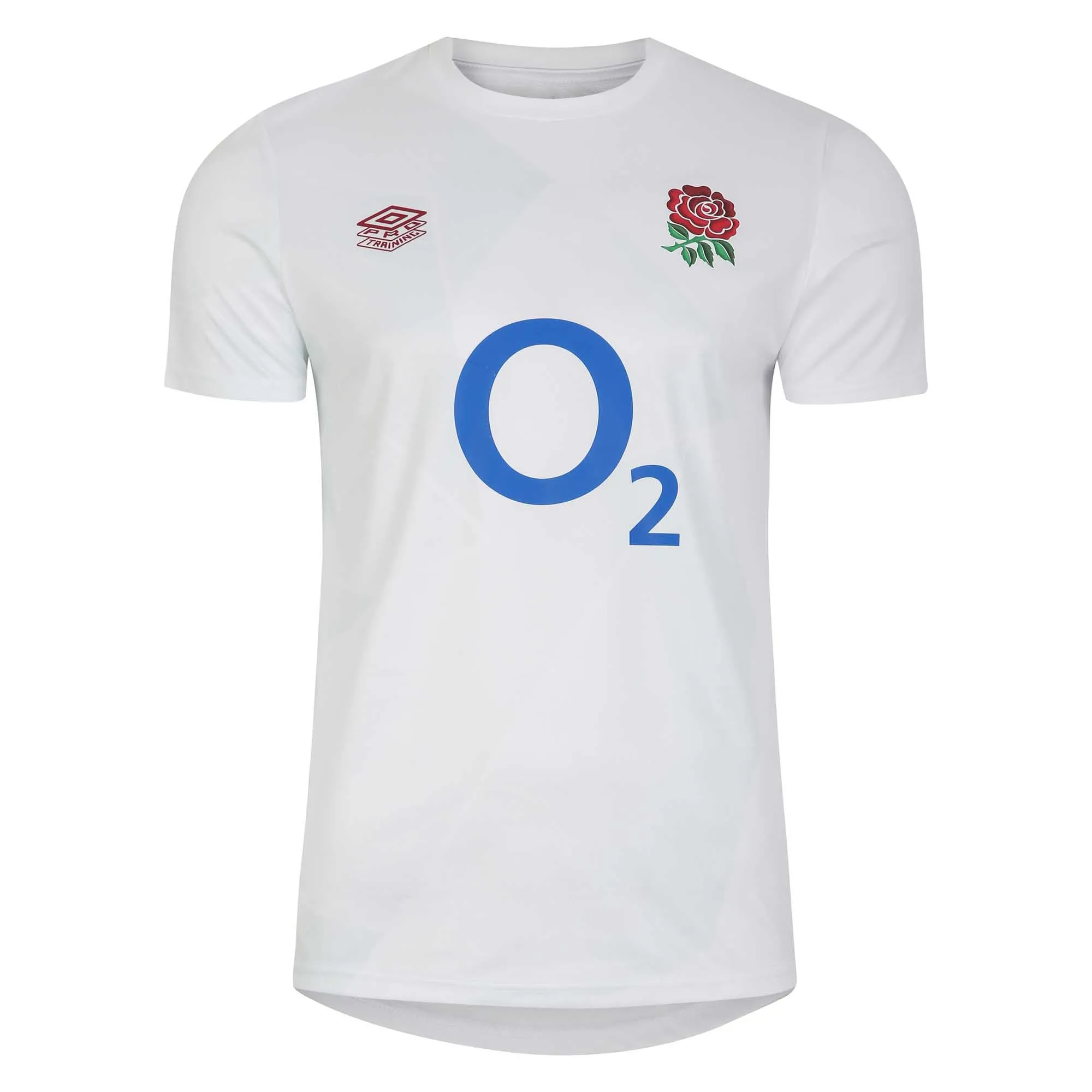 Umbro Men's England Rugby Warm Up Jersey 23/24 - White