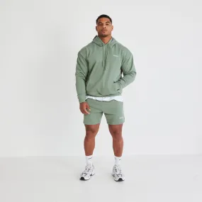 Vanquish Essential Green Oversized Pullover Hoodie