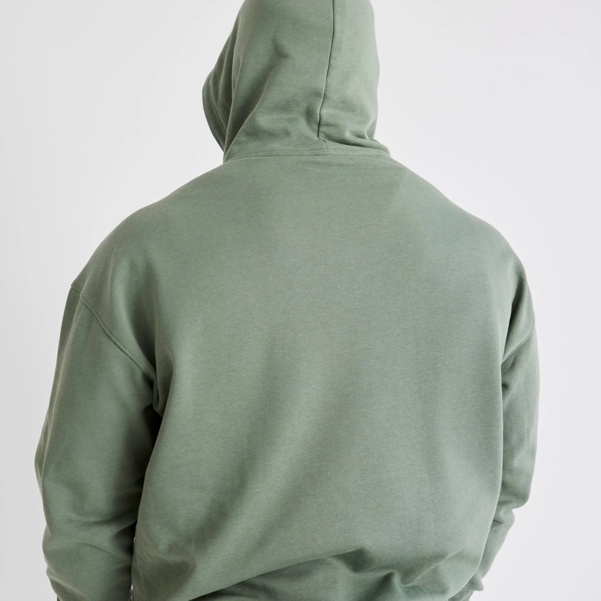 Vanquish Essential Green Oversized Pullover Hoodie