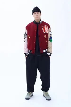 VARSITY JACKET / ARIES / BURGUNDY