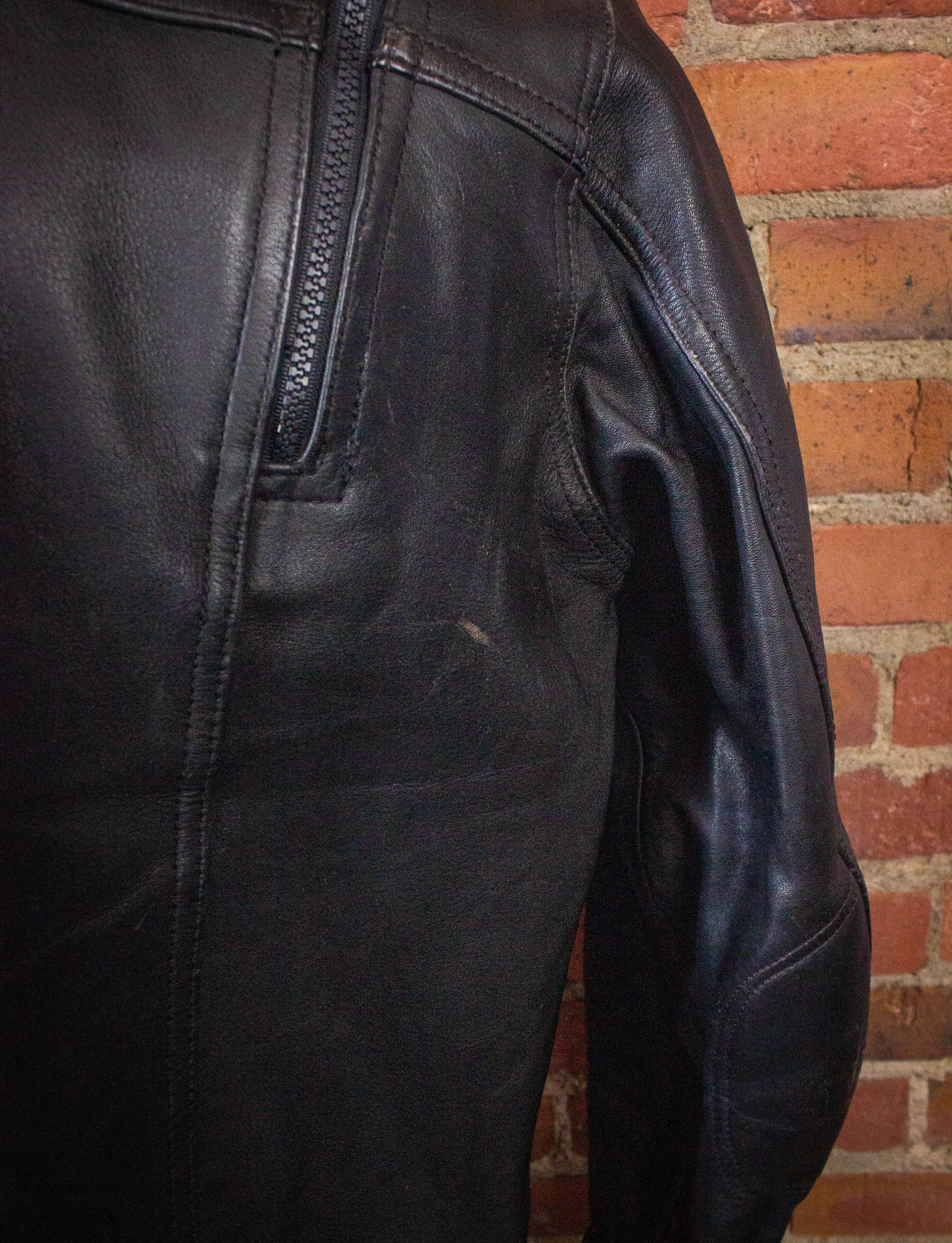 Vintage Hein Gericke Leather Jacket Black Large